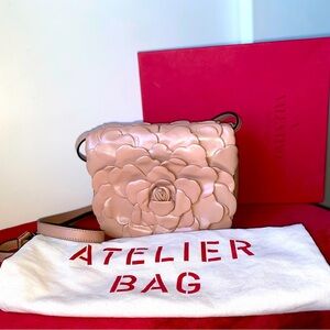 Valentino Garavani Atelier Rose 03 crossbody shoulder bag clutch